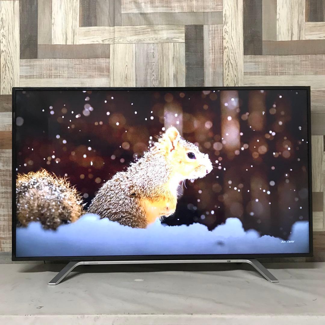 即日受渡❣️全国送料込東芝49型4K液晶テレビYouTubeネット動画視聴