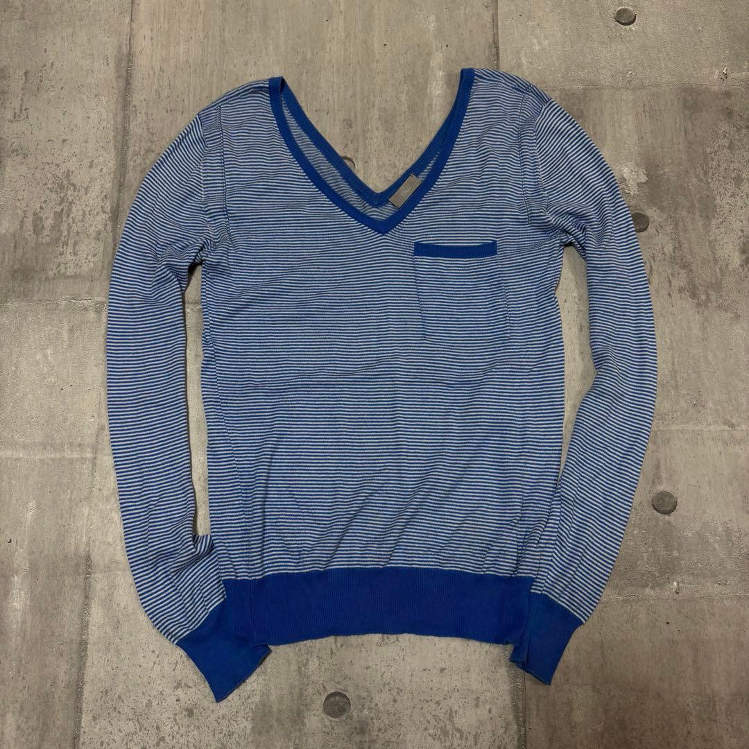 06ss dior homme archive border knit エディ期