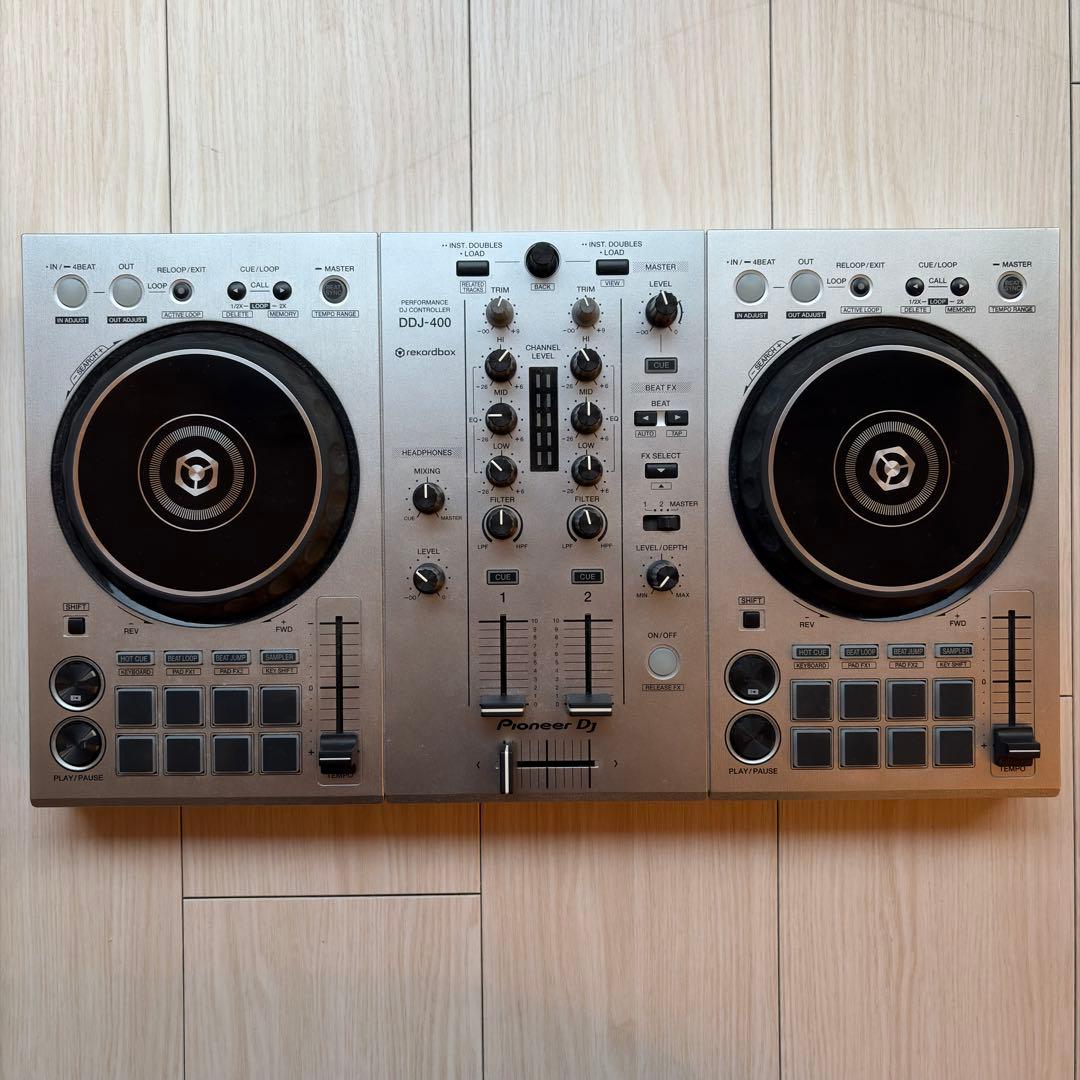 【お得‼️3点セット売り】Pioneer DDJ400 限定カラー シルバー 美品