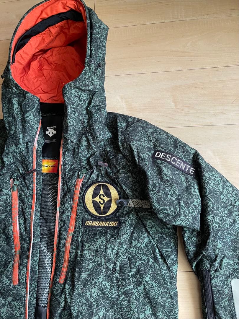 オガサカチーム デサントSKI ウェア 上下セット SSサイズ