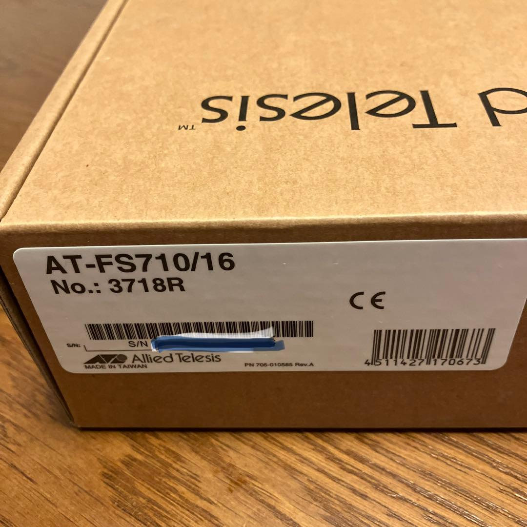 ち*と様 新品未開封Allied Telesis AT-FS710/16 スイッ