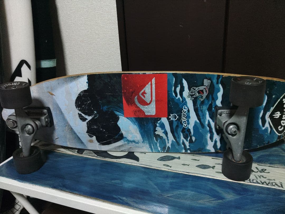 中古　Carver スケートボード　サーフィン　スケボー　波乗り