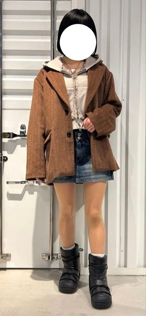 スノーブーツ　黒　ロックフィッシュヴェーザーウェア