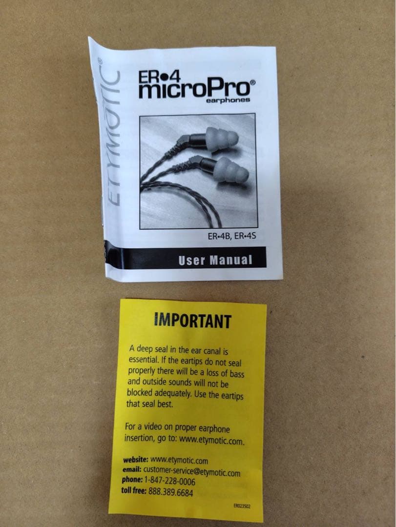 ETYMOTIC ER-4S イヤホン