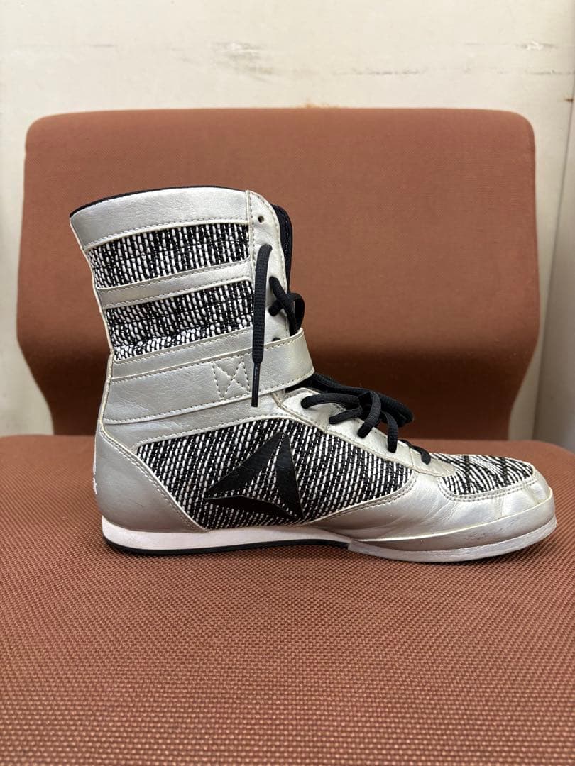 Reebok ボクシングシューズ シルバー/ブラック