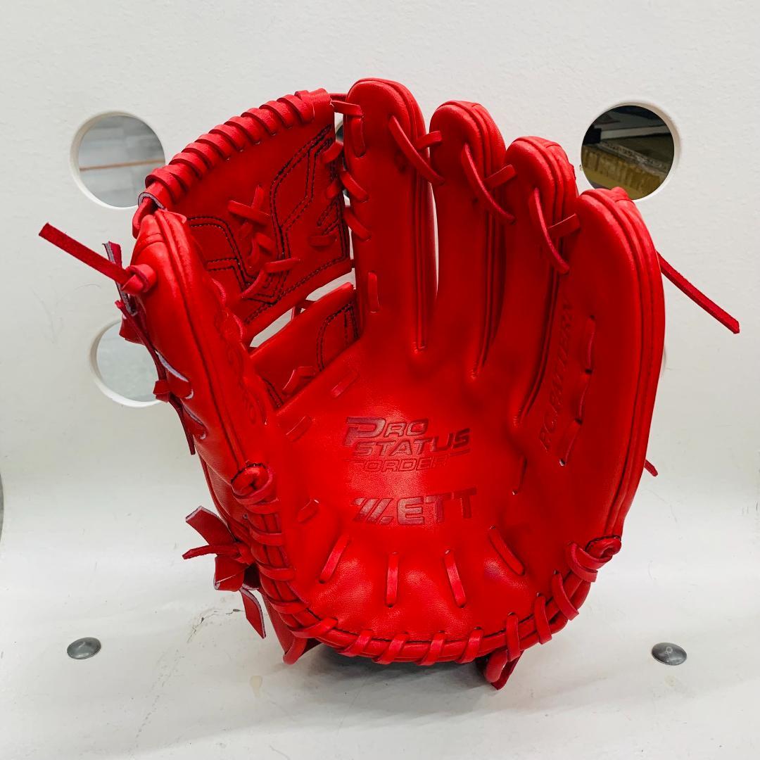 特別価格　ゼット　プロステイタス　オリジナルオーダー　硬式用　投手用　青柳型