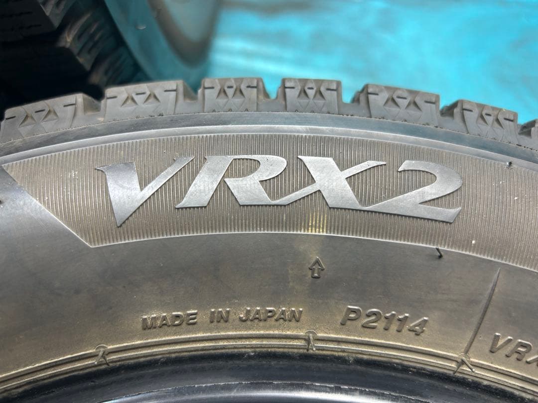 ⑤2021年製155/65R14 中古スタッドレスタイヤ4本セット