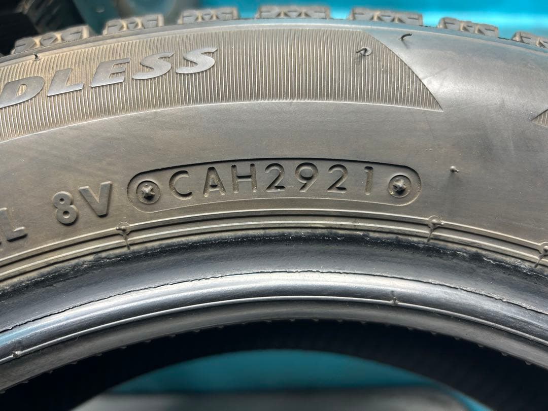 ⑤2021年製155/65R14 中古スタッドレスタイヤ4本セット