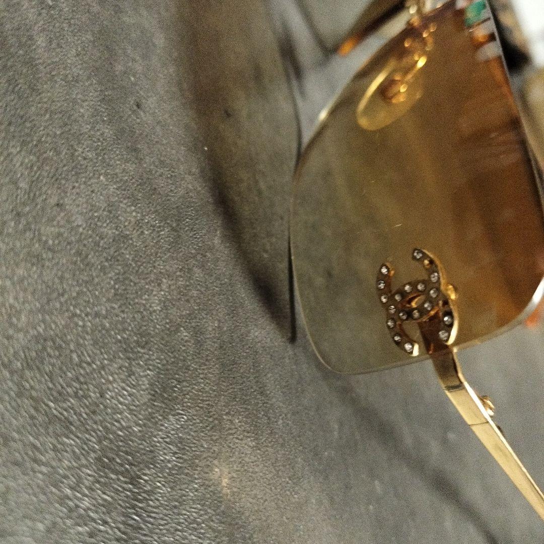 CHANEL ココマーク サングラス 希少 リムレス