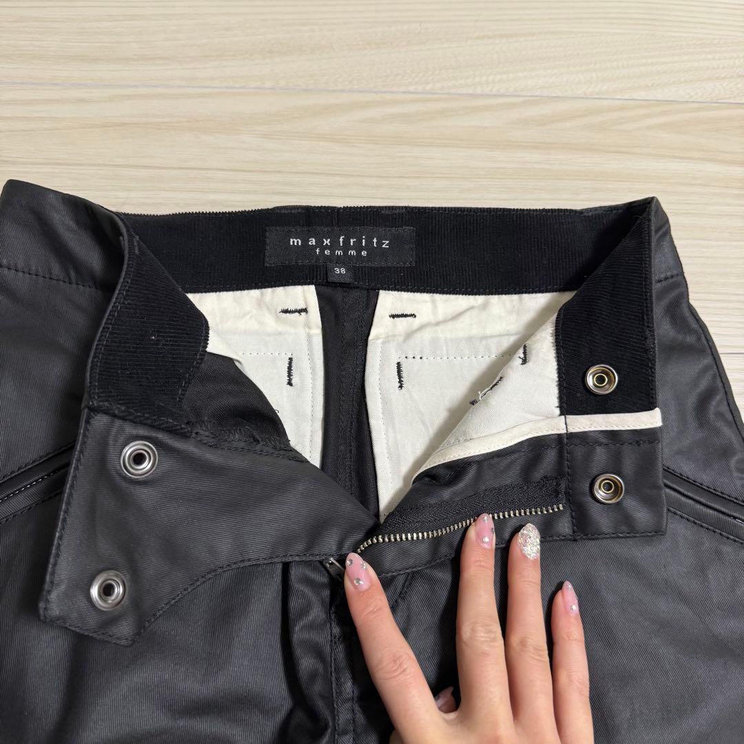 【極美品✨】マックスフリッツ　ラバーコートジョッキーパンツ MFP-2511 S