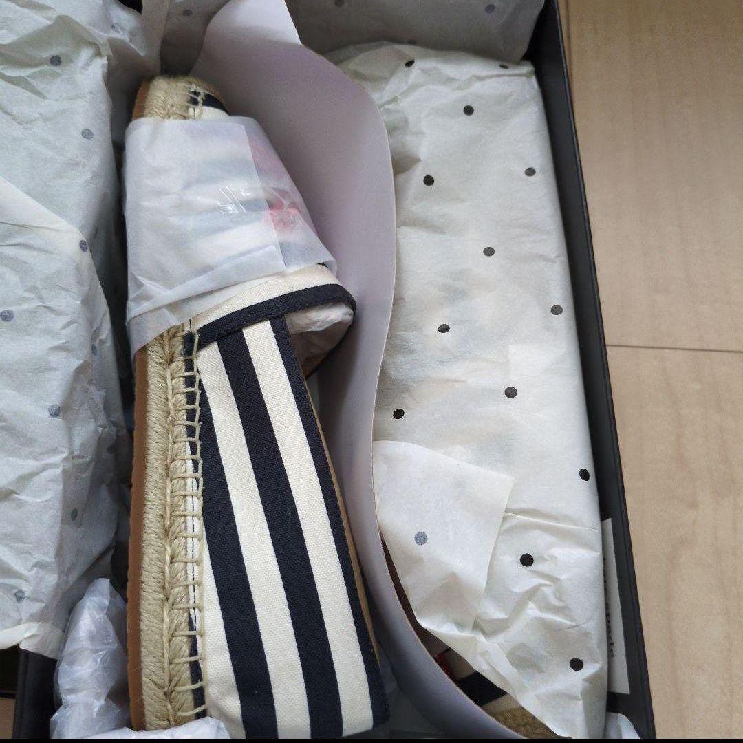 kate spade ストライプ エスパドリーユ