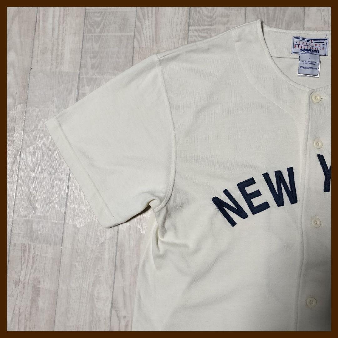 MLB『ニューヨークヤンキース』【ベーブ・ルース】スターター製！ユニフォーム・L