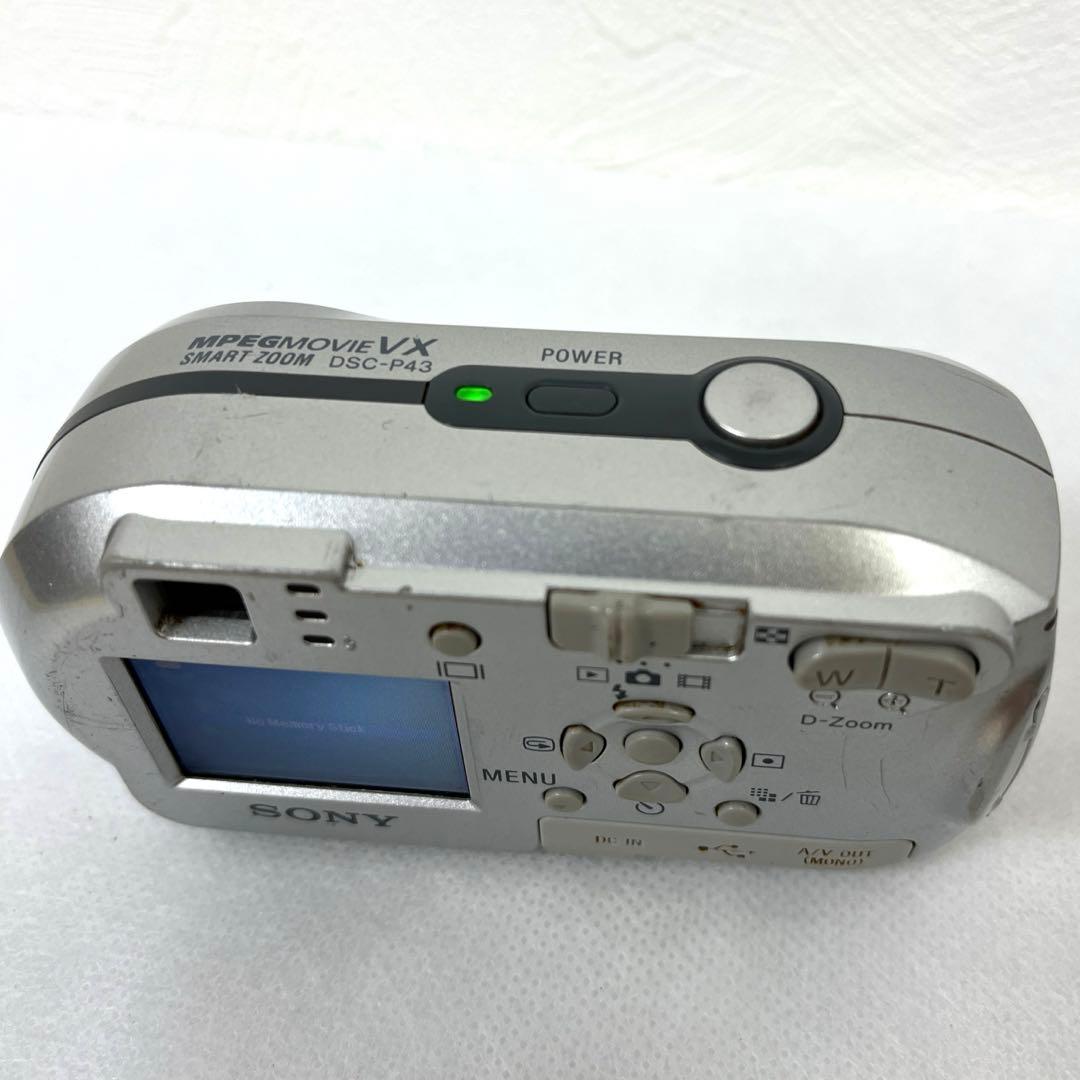 【稼動品】SONY Cyber-shot デジタルスチルカメラ DSC-P43