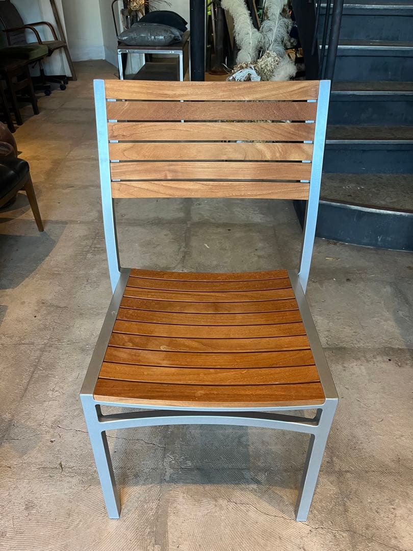 Maiori マイオリ　ガーデンチェア　アルミ　チーク