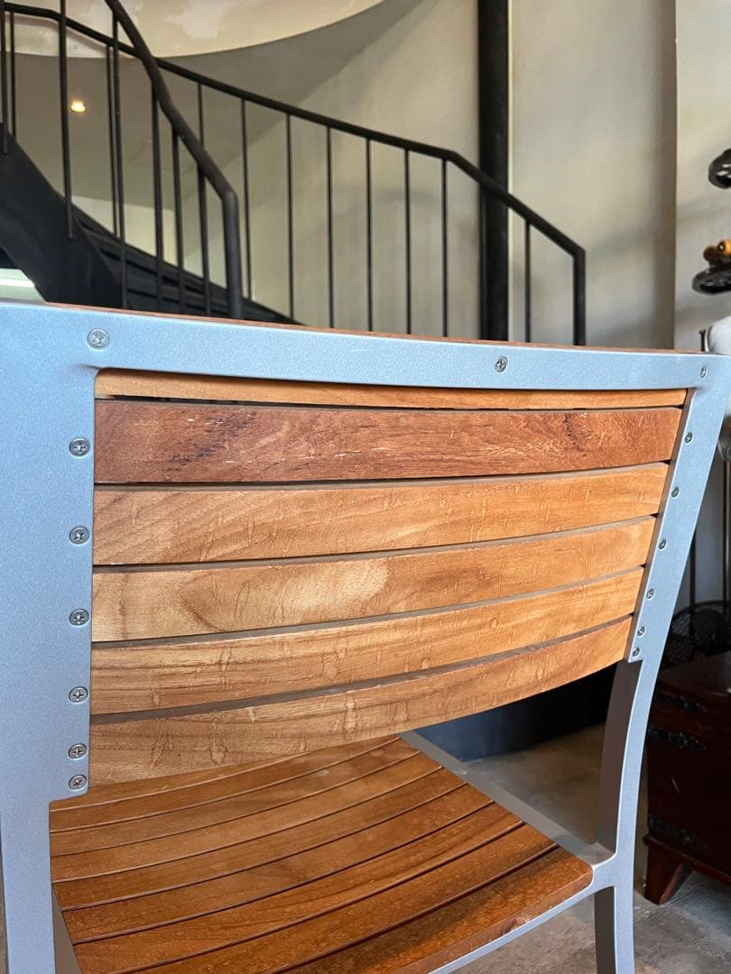 Maiori マイオリ　ガーデンチェア　アルミ　チーク