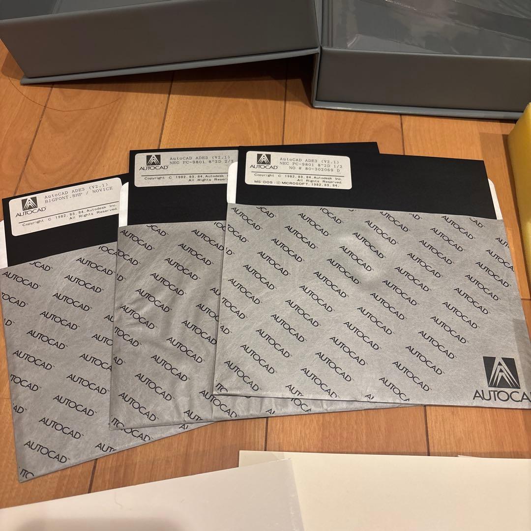 AUTOCAD ADE3 Ver2.1 NEC PC-9801 付属品一式