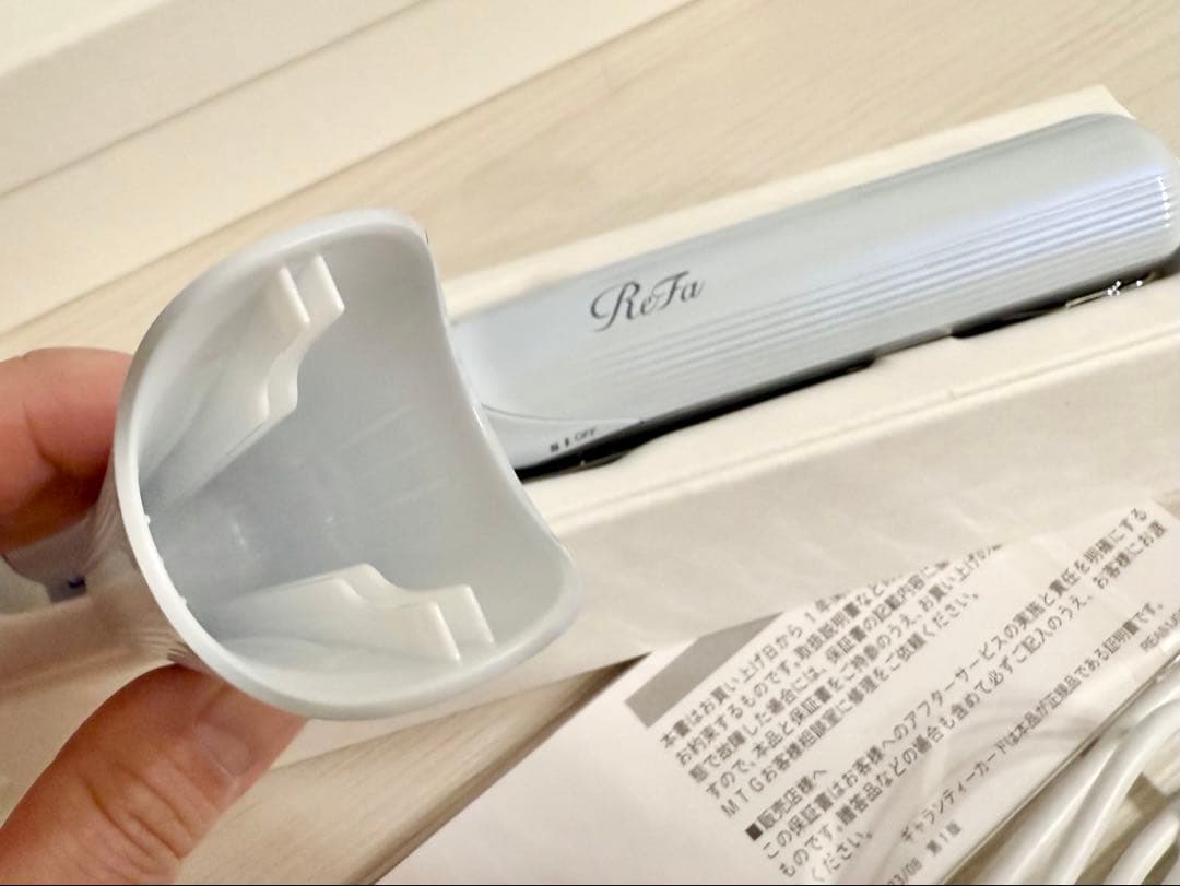 ☆超美品☆ReFa FINGER IRON ST ホワイト　オイル付き
