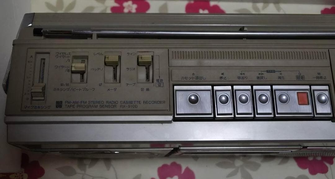 National 動作確認済み RX-5100 昭和レトロラジカセ AMFM