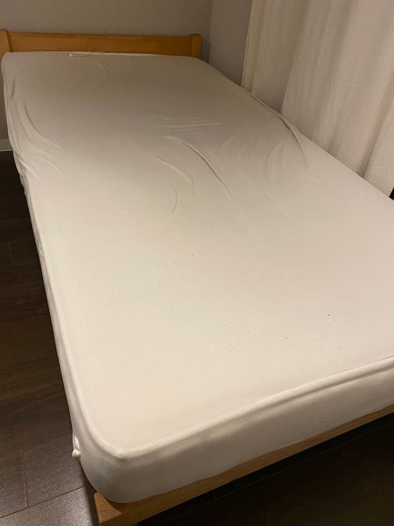 無印良品　木製ベッドパイン材突板フレーム　シングルベッド
