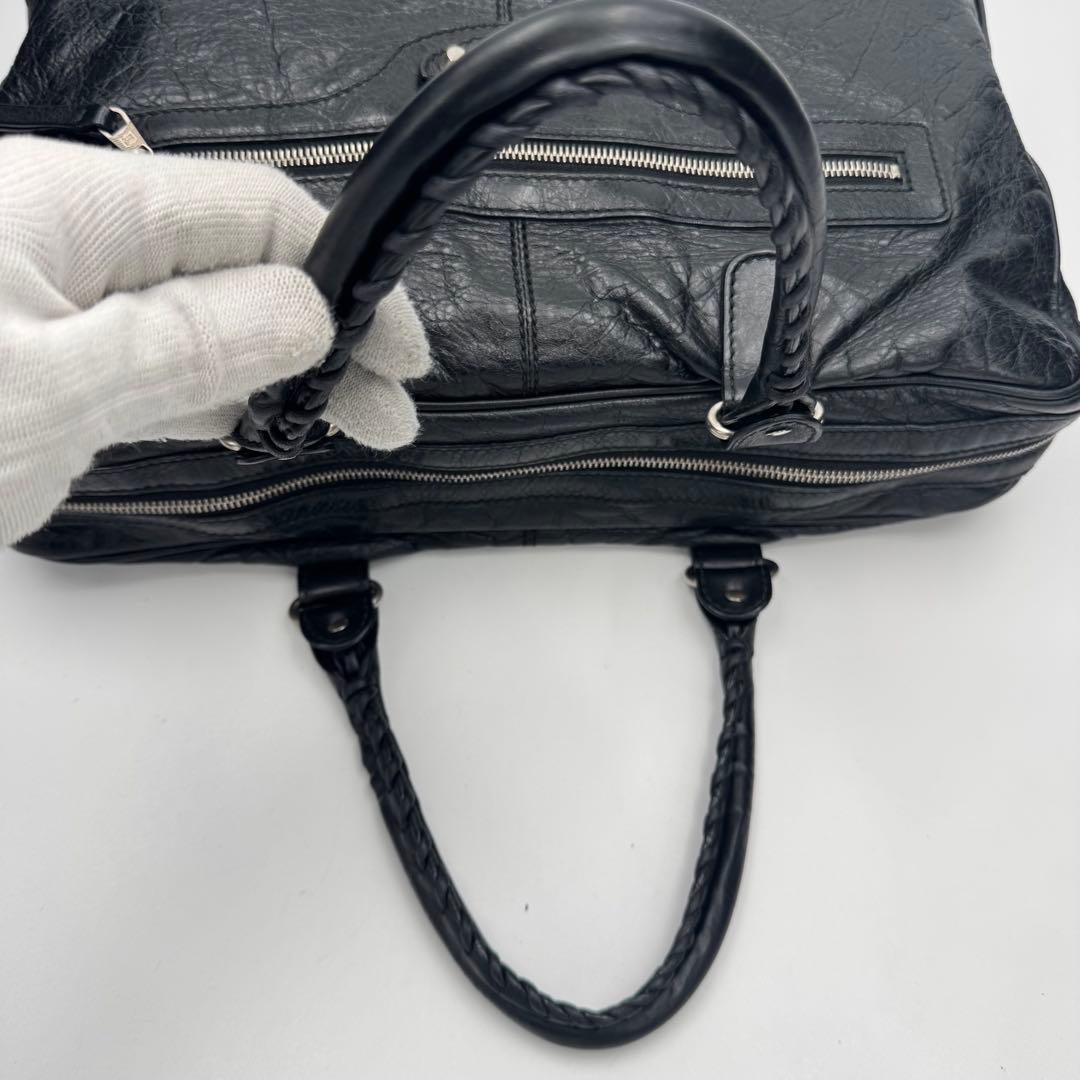 バレンシアガ クラシック ミニフォルダー ビジネスバッグ ブリーフケース 黒