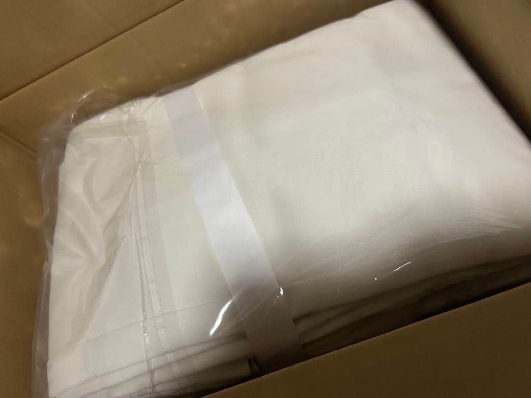 フィンランドスタイル　カーテン　ライトグレー　幅190cm 丈210cm