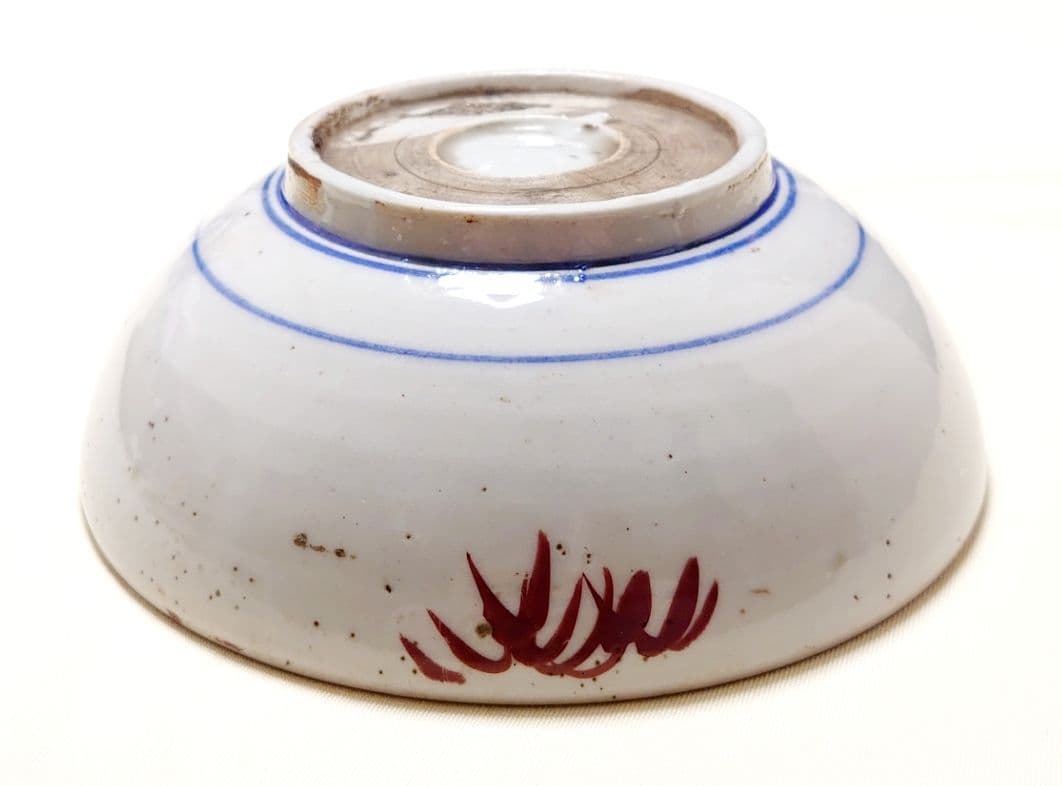 古伊万里　色絵赤絵　大中鉢　時代物