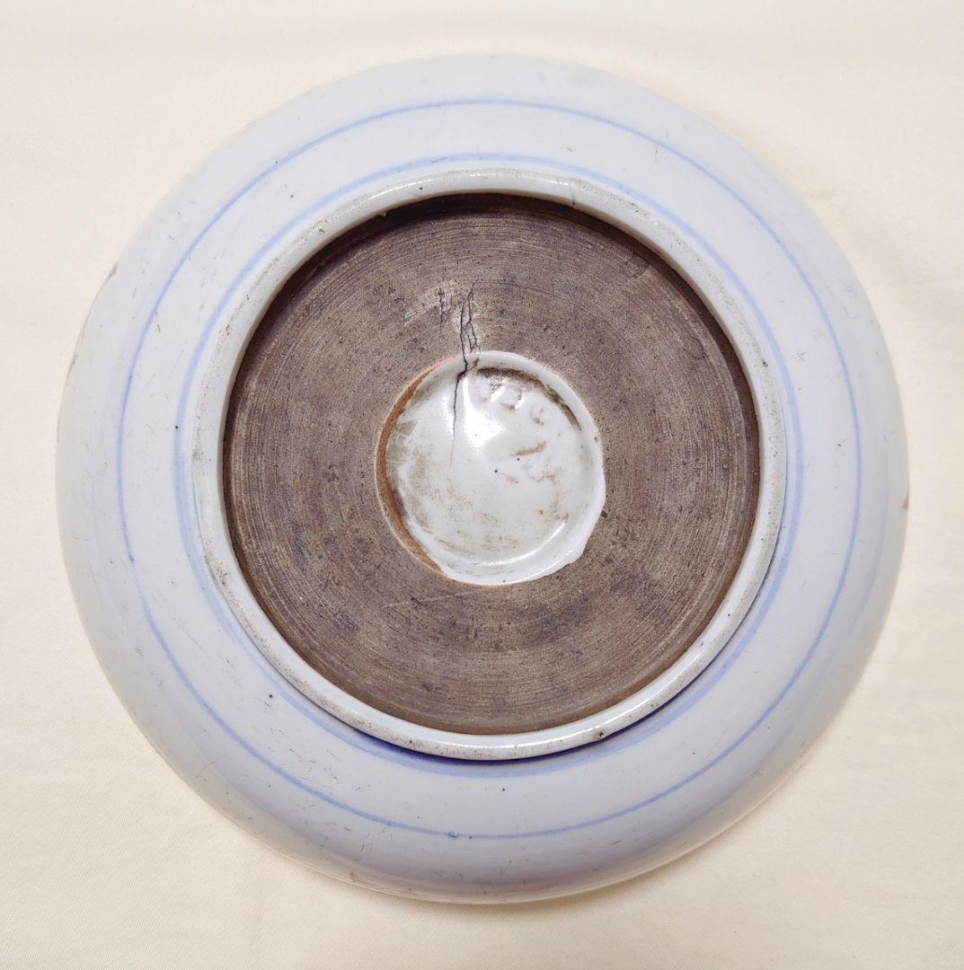 古伊万里　色絵赤絵　大中鉢　時代物