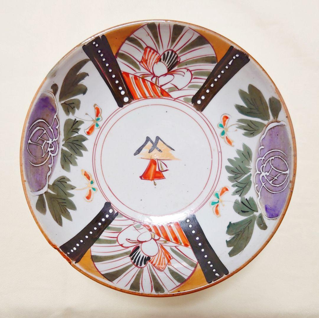 古伊万里　色絵赤絵　大中鉢　時代物