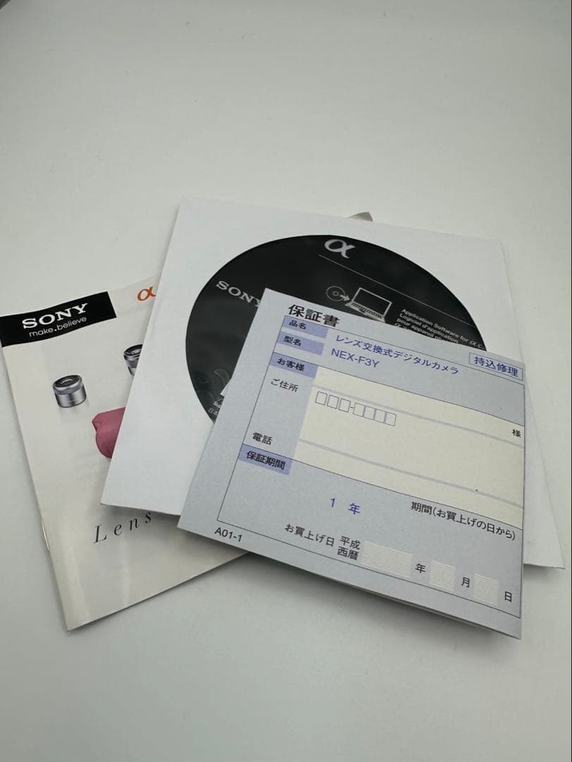 SONY ミラーレス一眼　α NEX-F3Y カメラ　ソニー