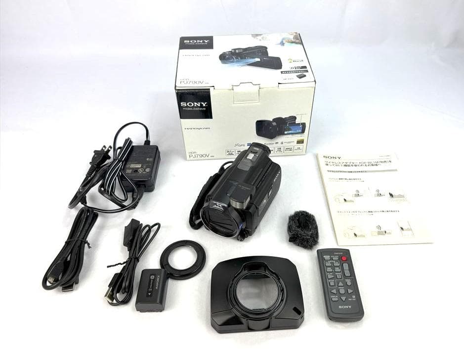 【超美品】SONY ビデオカメラ HANDYCAM PJ790V 光学10倍