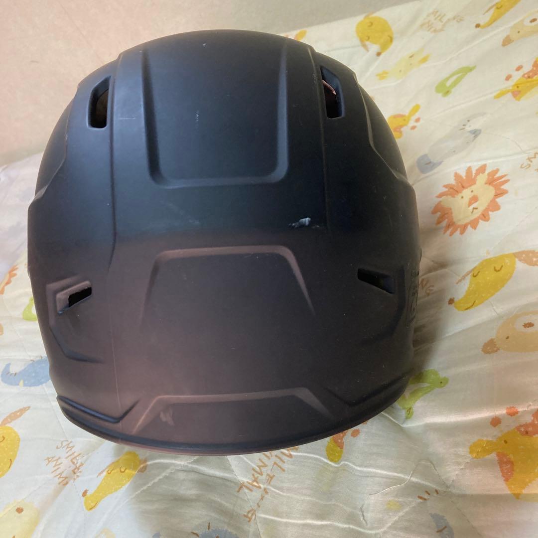 黒色 野球用ヘルメット