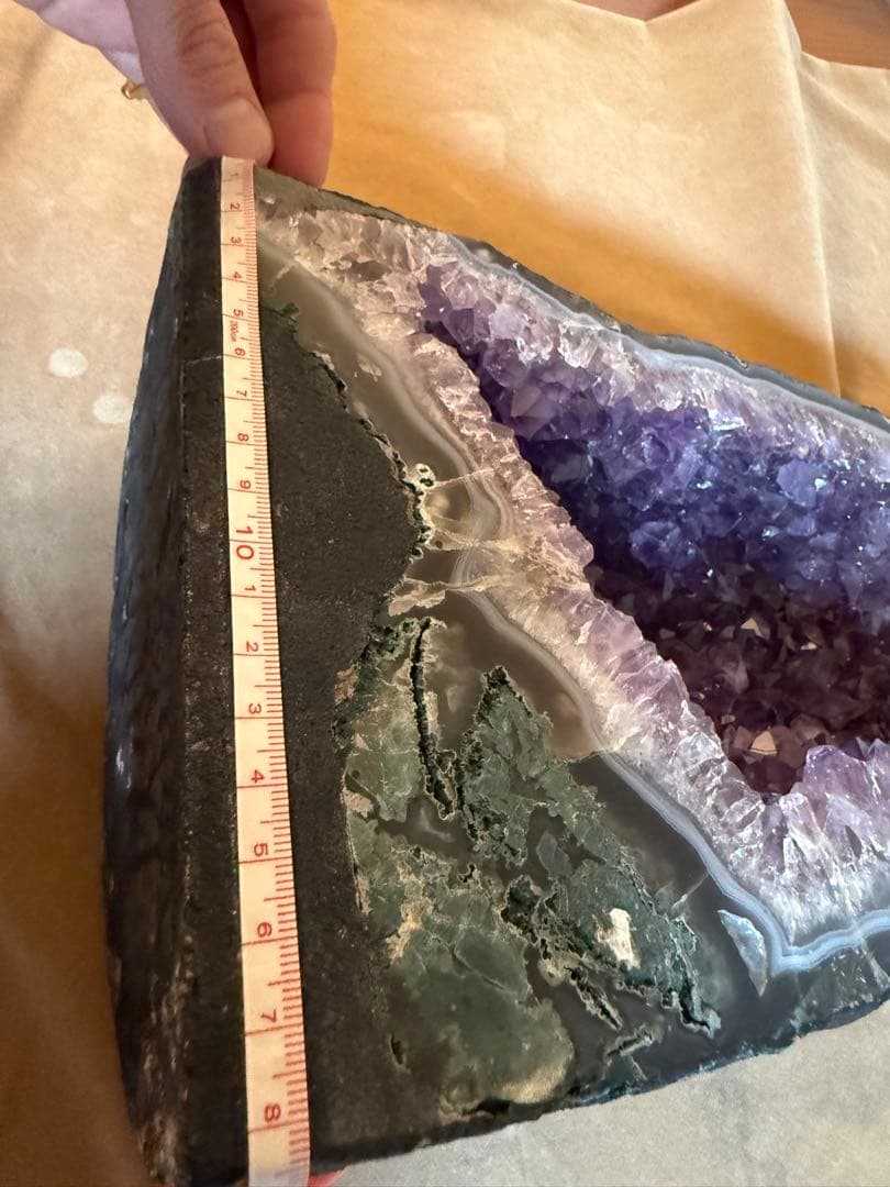 アメジストドーム　ジオード置物 ブラジル産