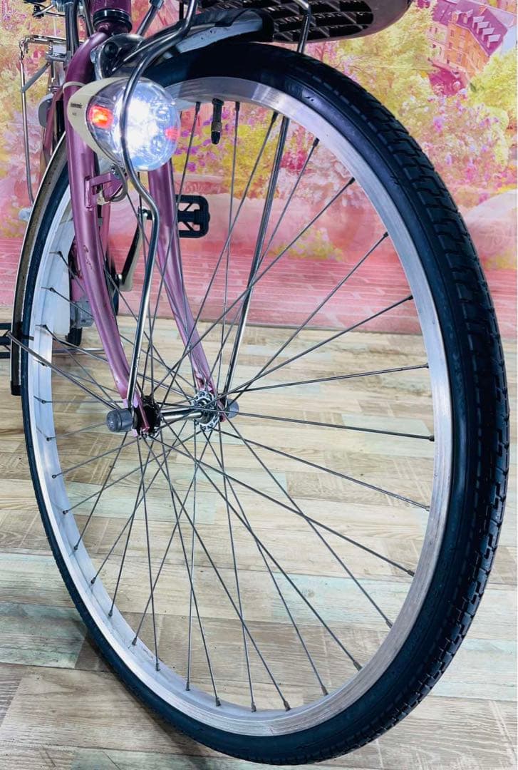 K2701 電動自転車パナソニック ビビ ママチャリ 26インチ 送料無料