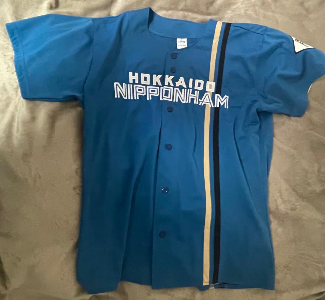 日本ハムファイターズ　日ハム　松本剛　サイン入り　ビジター　ユニフォーム　L