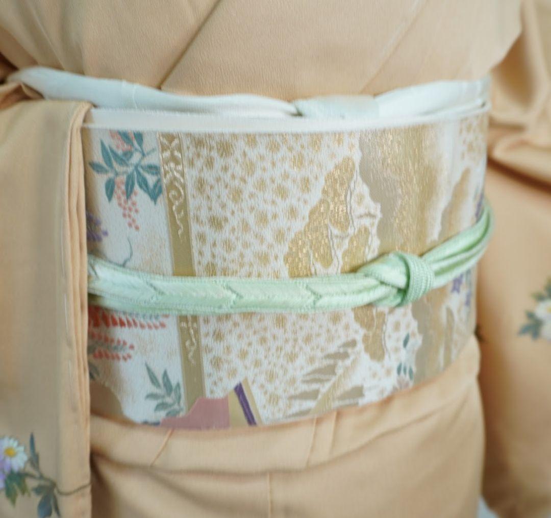 訪問着 セット4点 a193A 正絹　入学式　結婚式　七五三　お宮参り