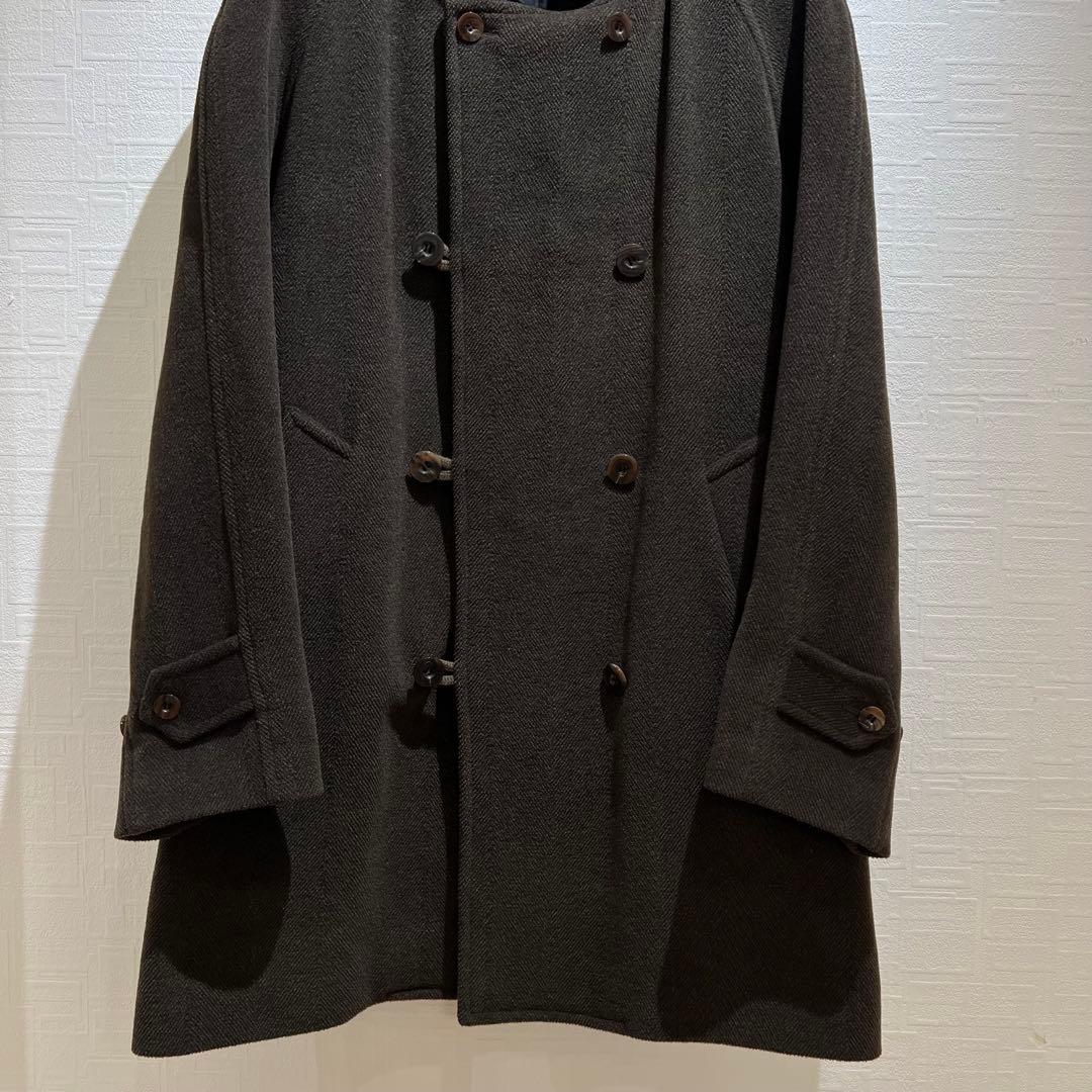 LQ Y's for men ウール フーデッドコート カーキ