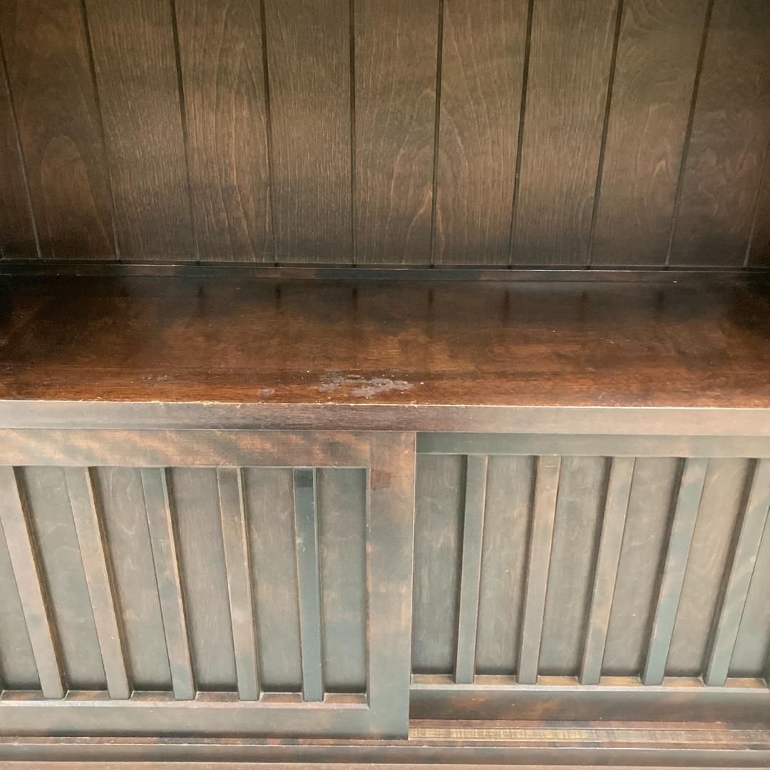 北海道民芸家具　本棚　書棚　ブックシェルフ　樺材　天然木