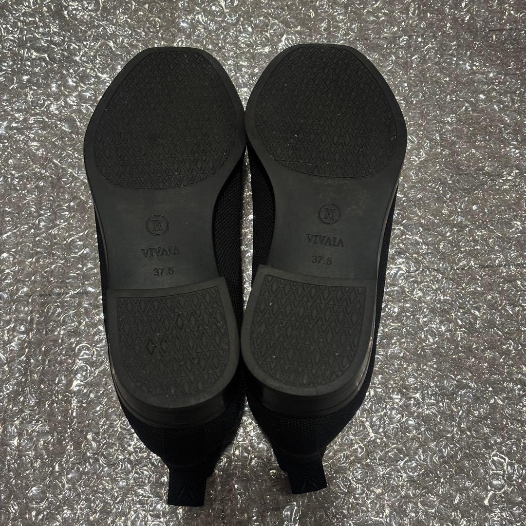 【未使用に近い】VIVAIA スクエアトゥ 撥水加工 チェルシーブーツ