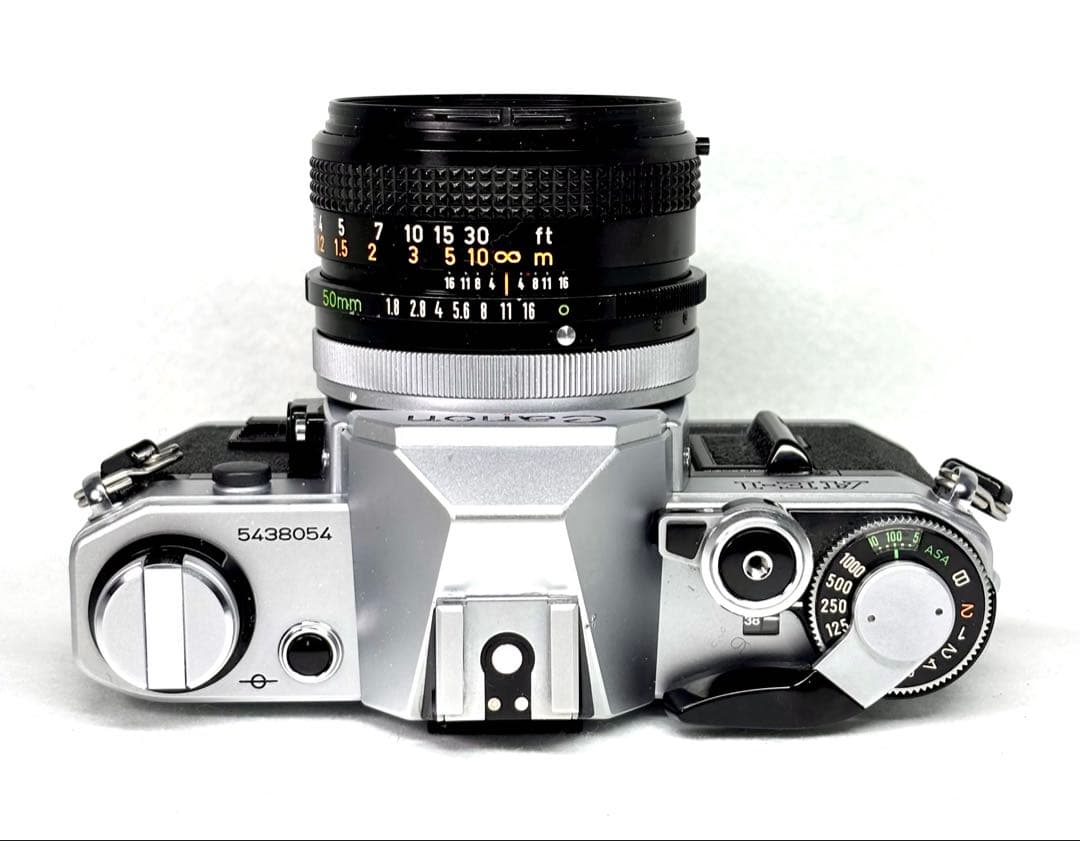 【完動美品】キャノンAE-1 シルバー & FD50mm f1.8 380369