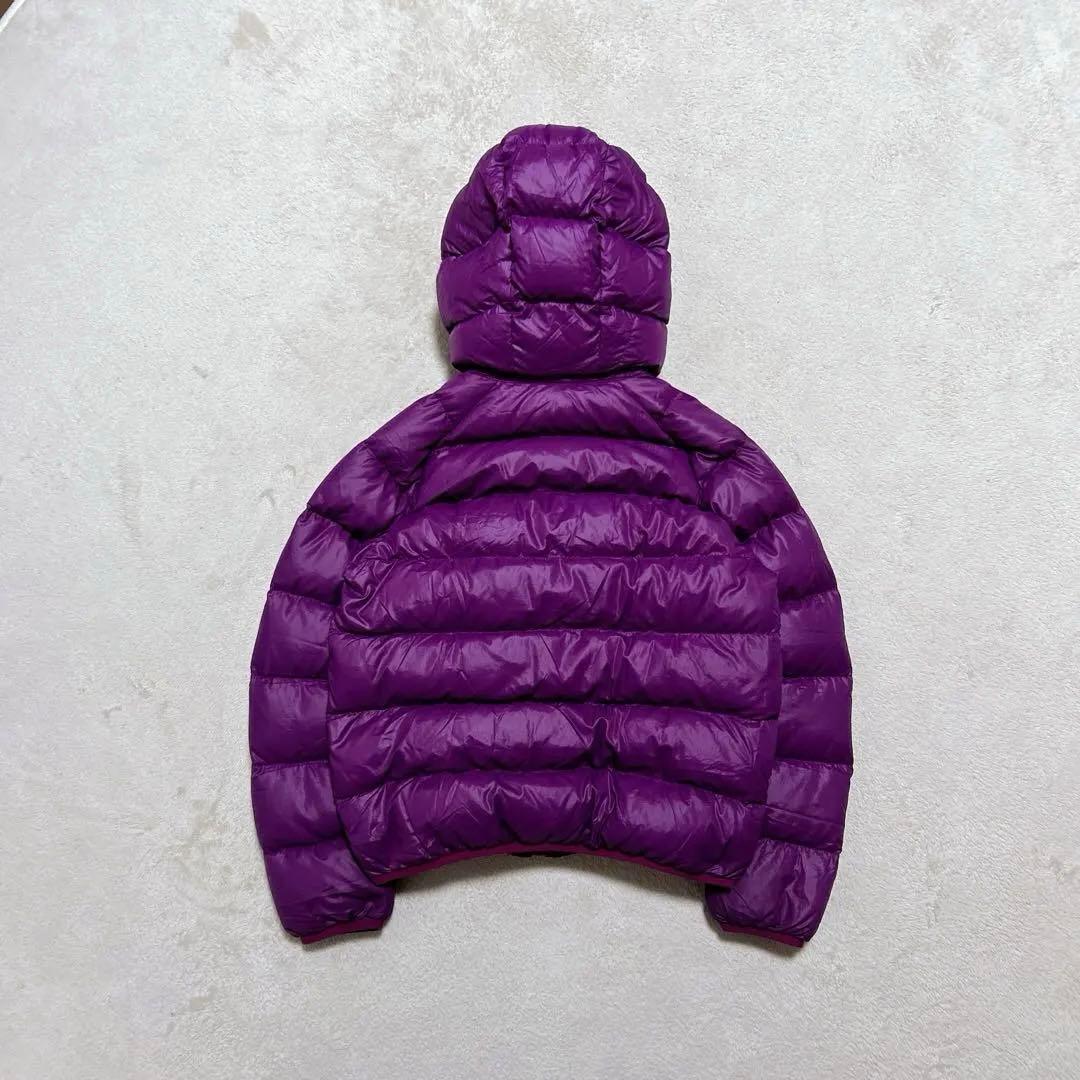 y2k 短丈 mont-bell down jacket パープル 収納袋付き!