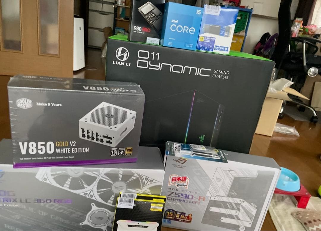 【美品・白基調】簡易水冷ゲーミングPC｜GTX1080｜SSD1.5TB