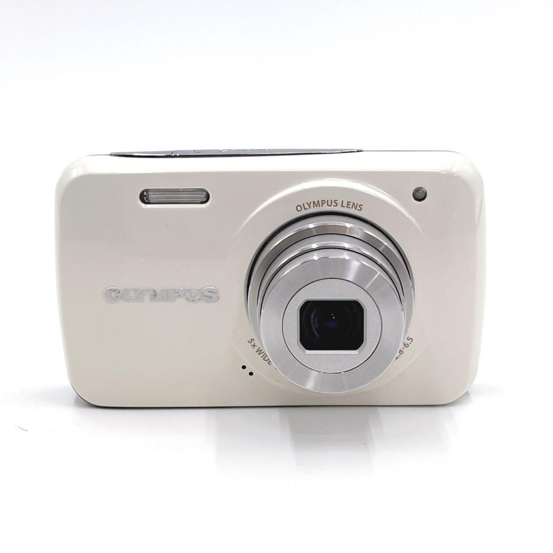 【美品】 OLYMPUS VH-210 ホワイト　コンデジ　オリンパス　デジカメ