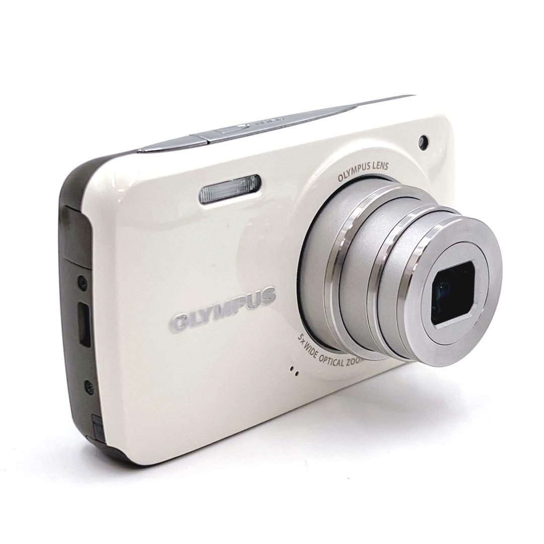 【美品】 OLYMPUS VH-210 ホワイト　コンデジ　オリンパス　デジカメ