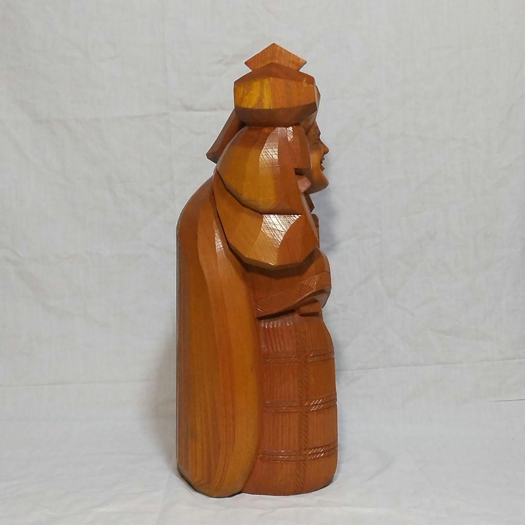 ＊高さ46.5cm 大きな大黒さま 天然木一刀彫 木のぬくもりと存在感 縁起物