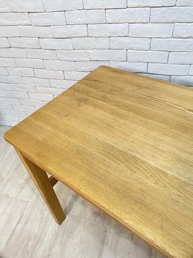 【東京都内23区配送無料】　無印良品 オーク　無垢材　デスク 机