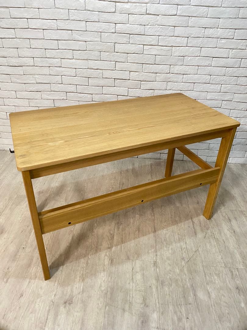 【東京都内23区配送無料】　無印良品 オーク　無垢材　デスク 机