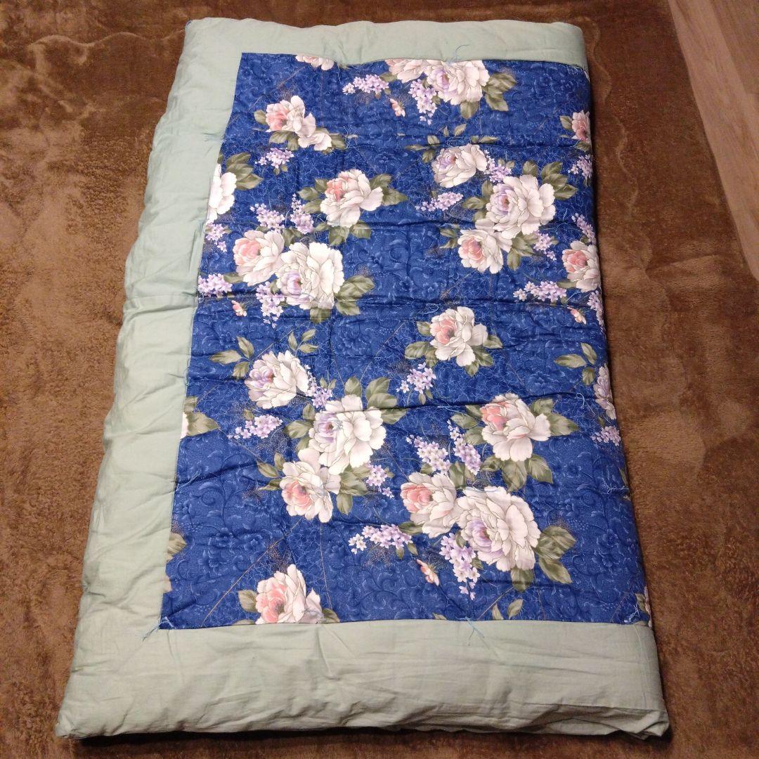 シングル 花柄掛け布団 約10cm厚