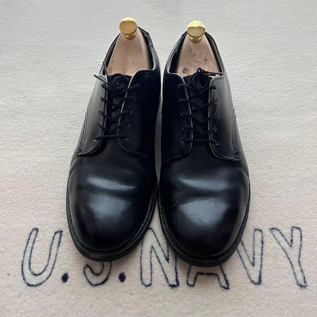 90s usnavy サービスシューズ 海軍 9 1/2R ミリタリー　革靴