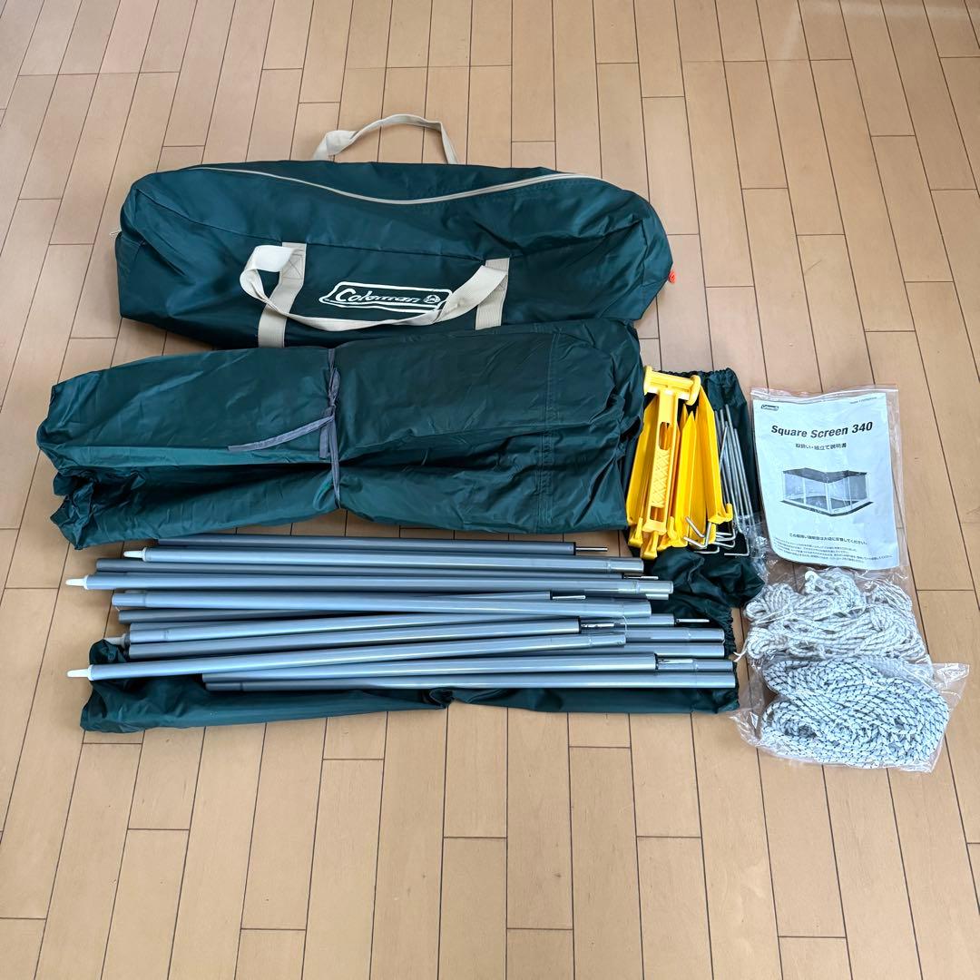 コールマン B.C.ライトドーム270 スクエアスクリーンタープcoleman