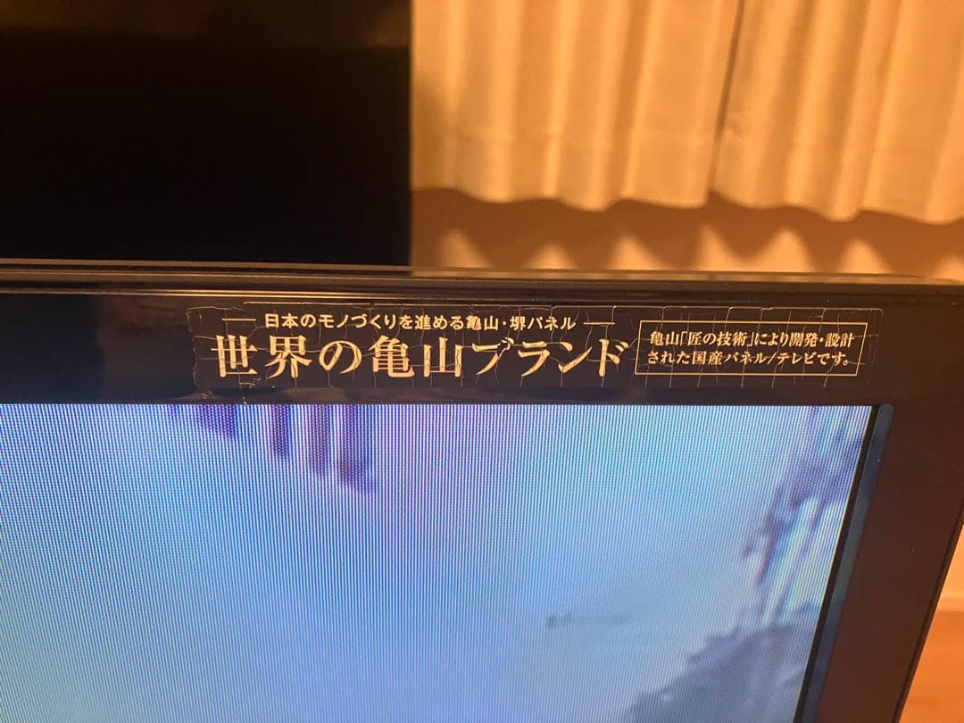ふうちゃん様　SHARP 亀山モデル 60インチ